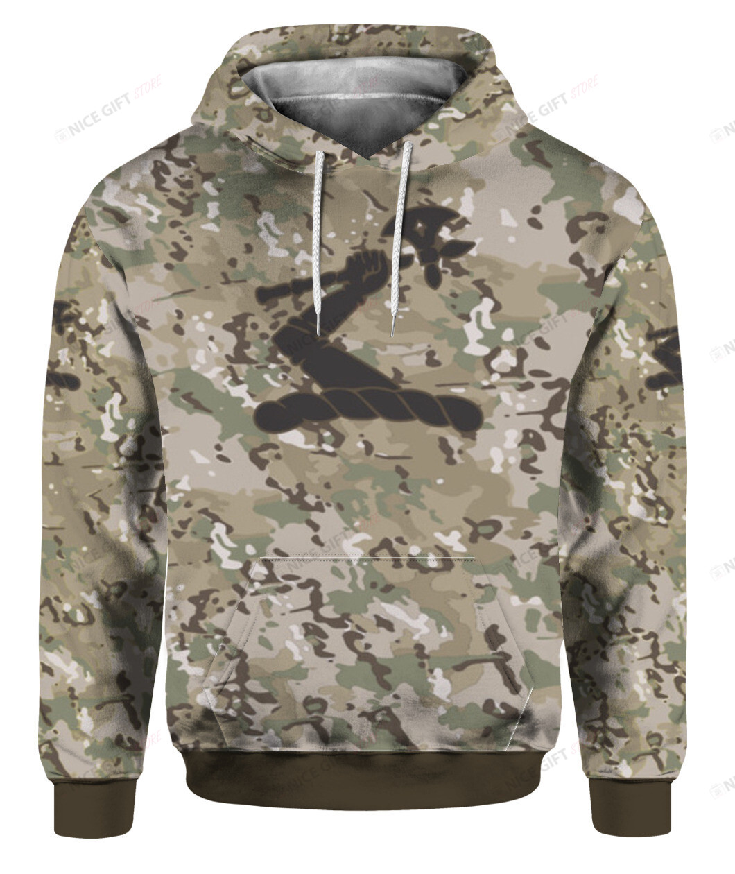 Hennessy Camouflage Hoodie 3D 3HO-F7B3 - HomeFavo