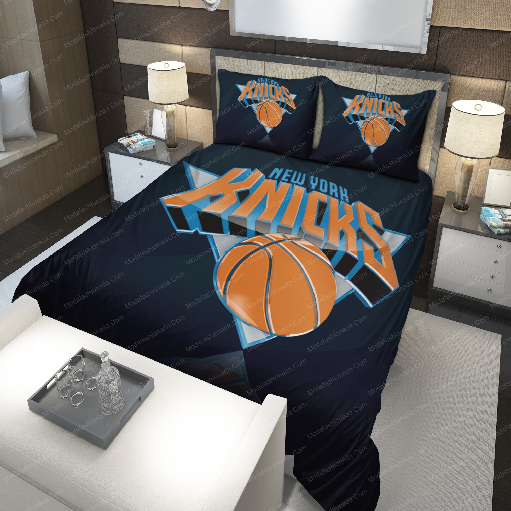 Logo New York Knicks NBA 159 Bedding Sets PLEASE NOTE: This is a duvet ...