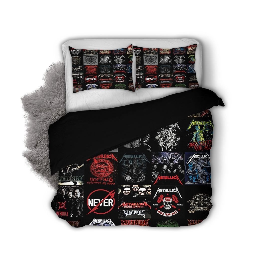 Metallica Bed Sheets Duvet Cover Bedding Sets - HomeFavo