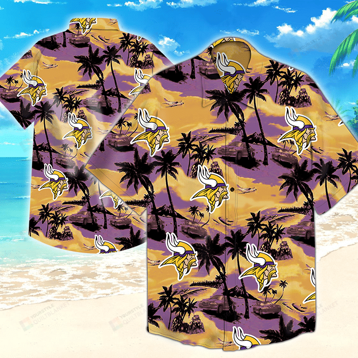 Minnesota Vikings Nfl Tommy Bahama Hawaiian Shirt - HomeFavo