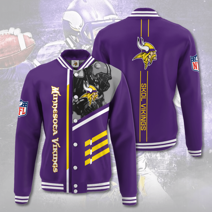 Minnesota Vikings Varsity Jacket - HomeFavo