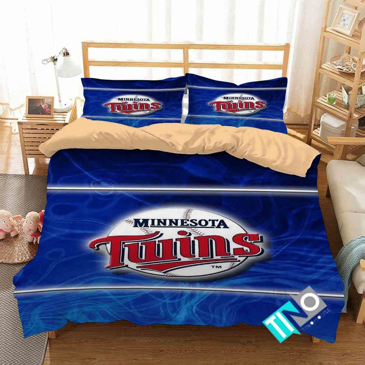 Mlb Minnesota Twins 1 Logo 3d Duvet Cover Bedding Sets. PLEASE NOTE