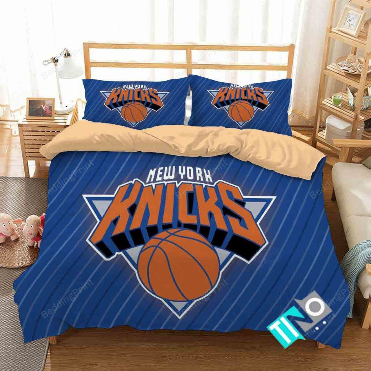 Nba New York Knicks 1 Logo 3d Duvet Cover Bedding Sets - HomeFavo
