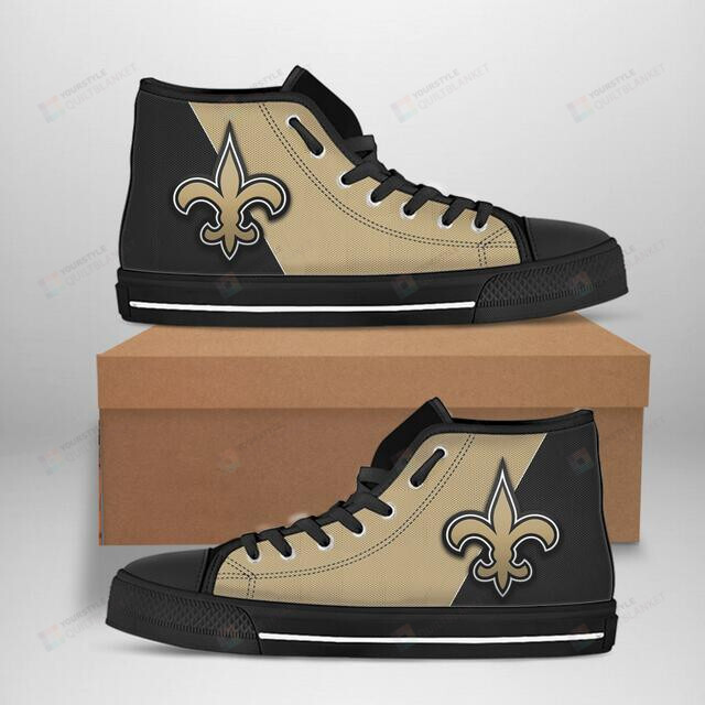 New Orleans Saints Nfl Football High Top Shoes MTE01 - HomeFavo