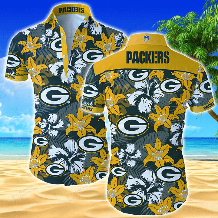 Nfl Green Bay Packers Hawaiian Shirt MTE01 - HomeFavo