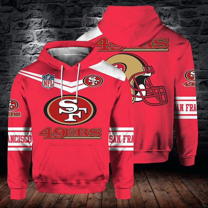 NFL San Francisco 49ers Hoodie 3D 3HO-E7W2 - HomeFavo