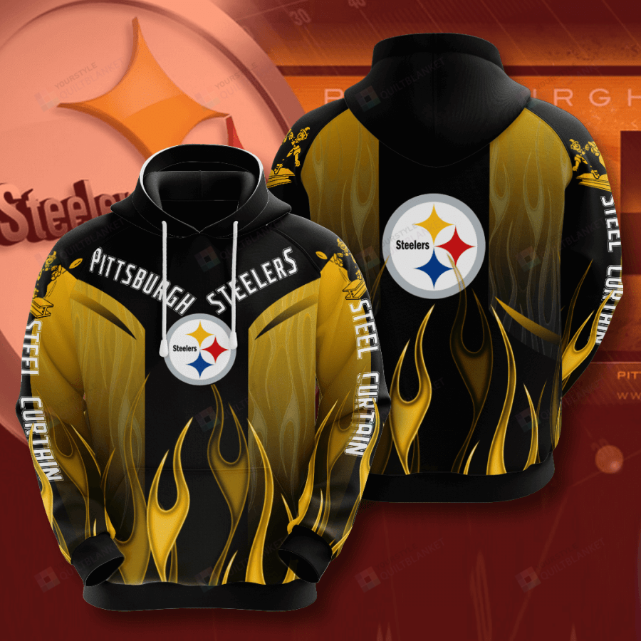 Pittsburgh Steelers 3D All Over Print Hoodie, Zip-up Hoodie MTE164 ...