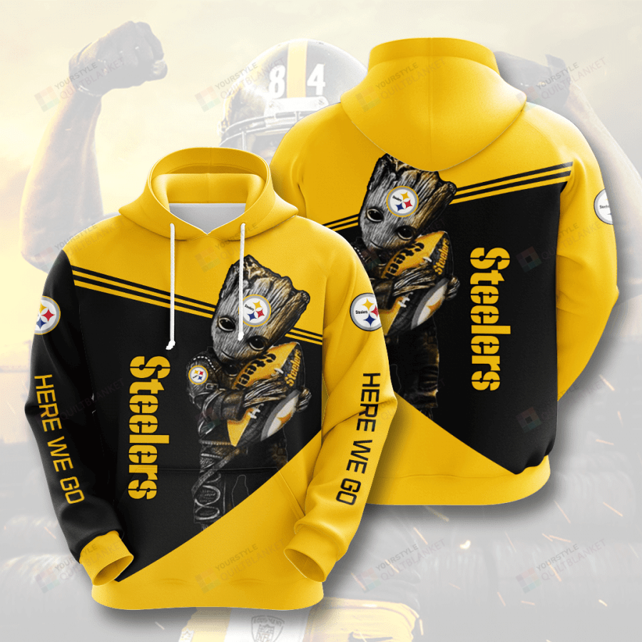 Pittsburgh Steelers 3D All Over Print Hoodie, Zip-up Hoodie MTE163 ...