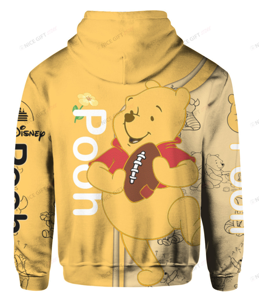 Pooh Hoodie 3D 3HO-N0G4 - HomeFavo
