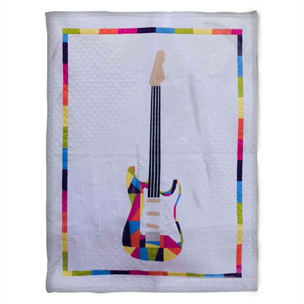 Rock Concert - Modern Electric Guitar Guitar Blanket Guitar Throw