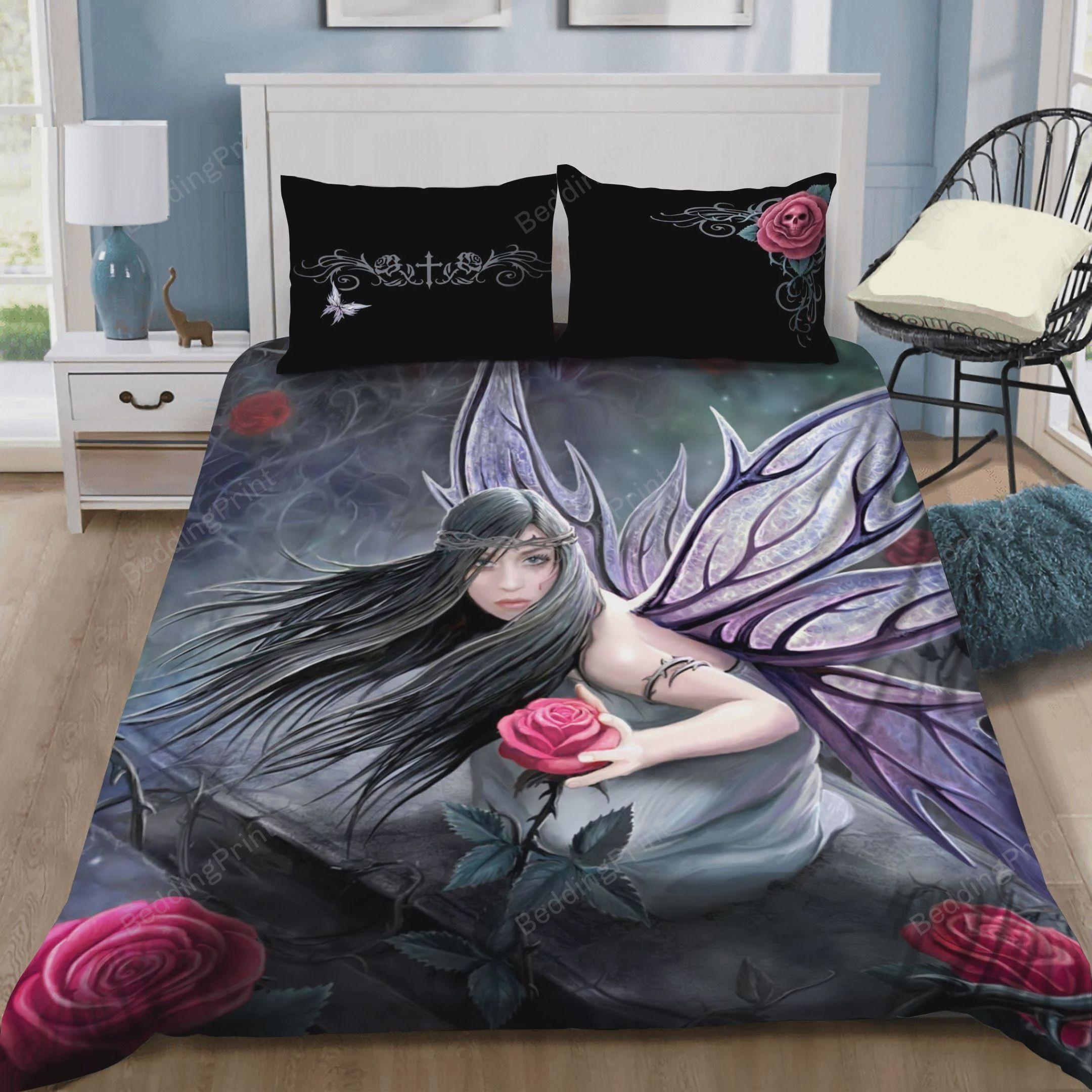Rose Fairy Bed Sheets Duvet Cover Bedding Sets. PLEASE NOTE: This is a ...