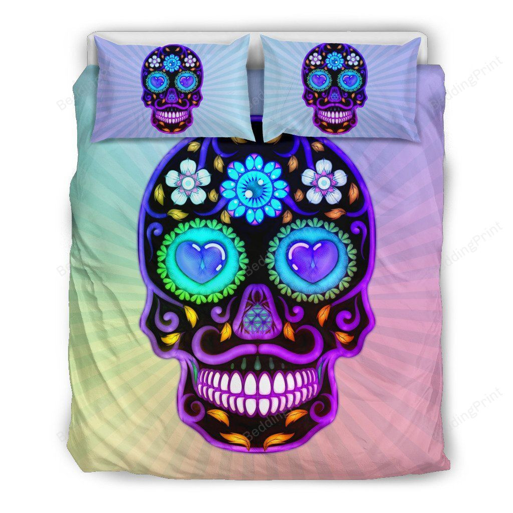 Sugar Skull Lover Bedding Set For Lovers Of Sugar Skulls. PLEASE NOTE