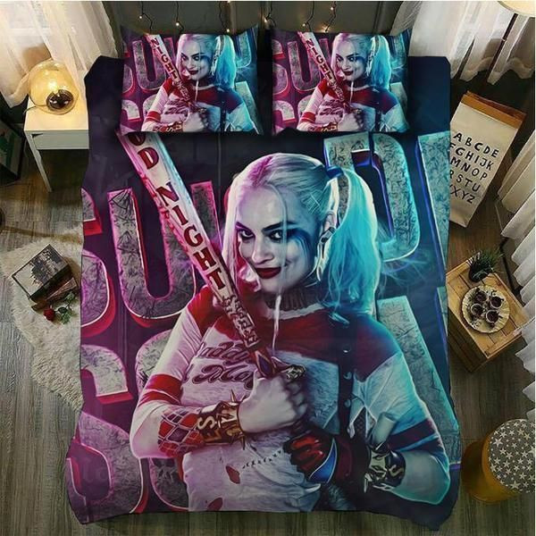 Suicide Squad Harley Quinn Bedding Set Cover. PLEASE NOTE: This is a ...