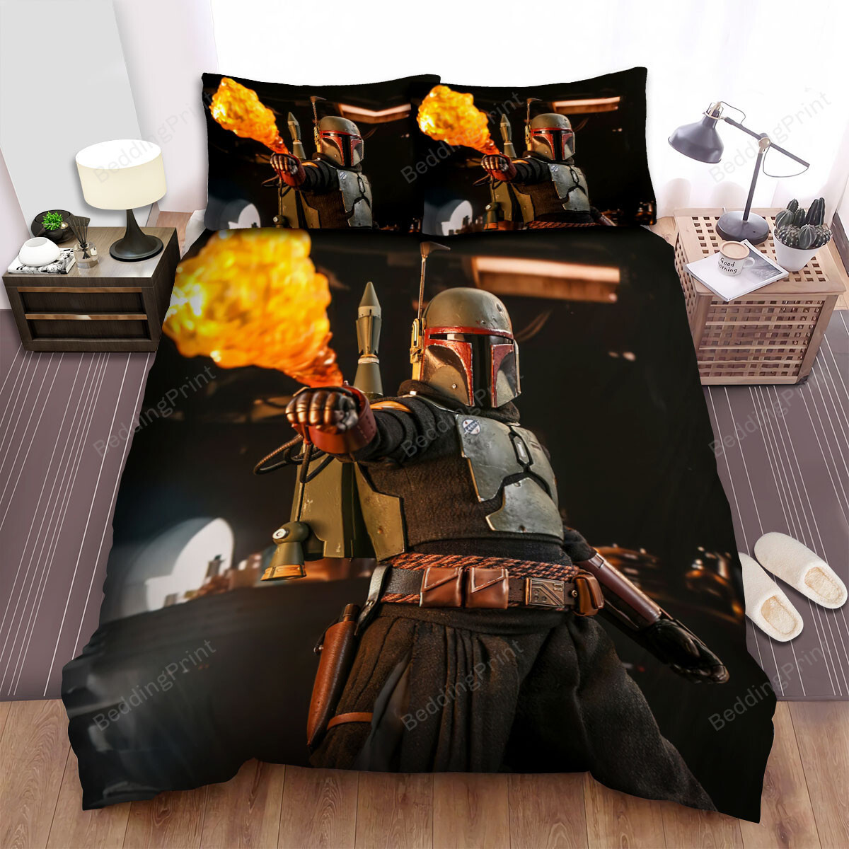 the-book-of-boba-fett-2021-movie-mandalorian-hot-toys-bed-sheets