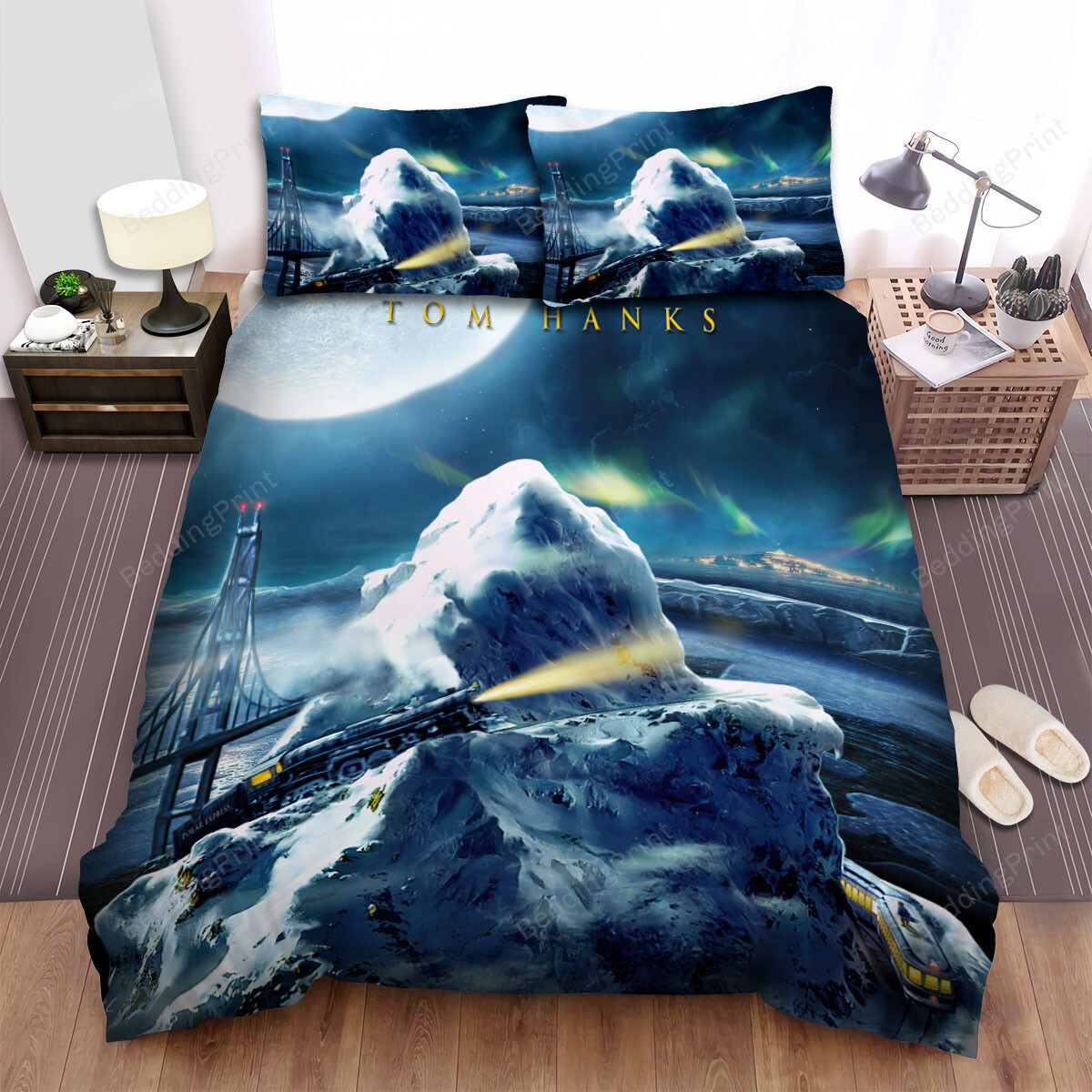 The Polar Express Movie Poster 5 Bed Sheets Duvet Cover Bedding Sets