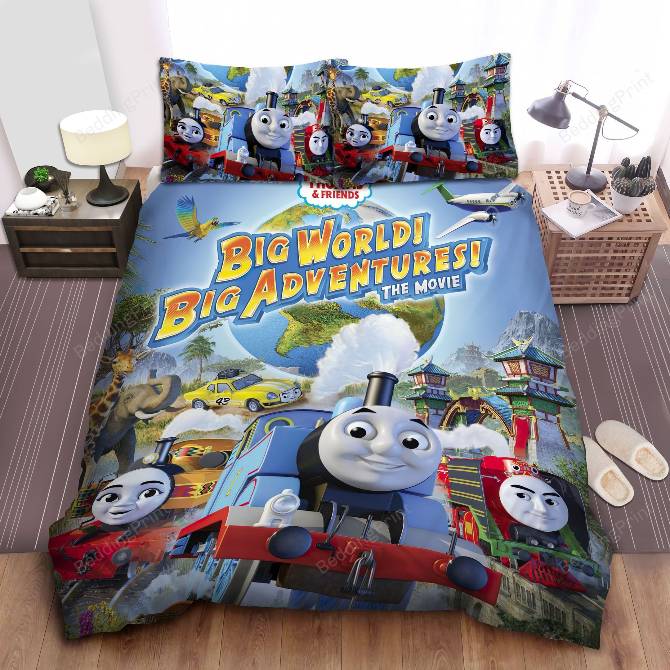 Thomas Train & Friends Big World Big Adventures Bed Sheets Duvet Cover