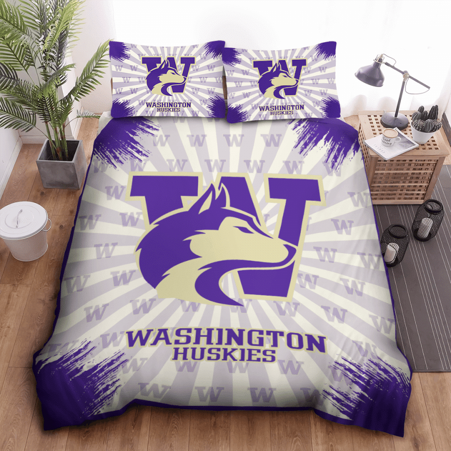 Washington Huskies fans Bedding Set PLEASE NOTE: This is a duvet cover, NOT a Comforter