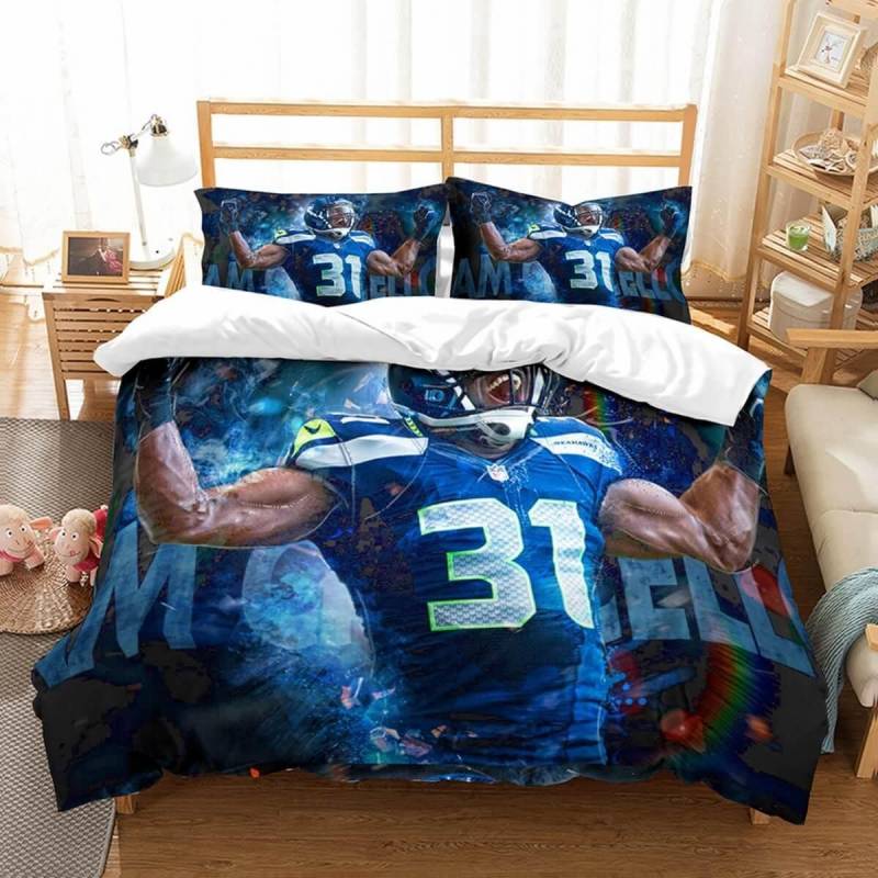 Buy 3D Customize Kam Chancellor Seattle Seahawks Bedding Set Duvet ...