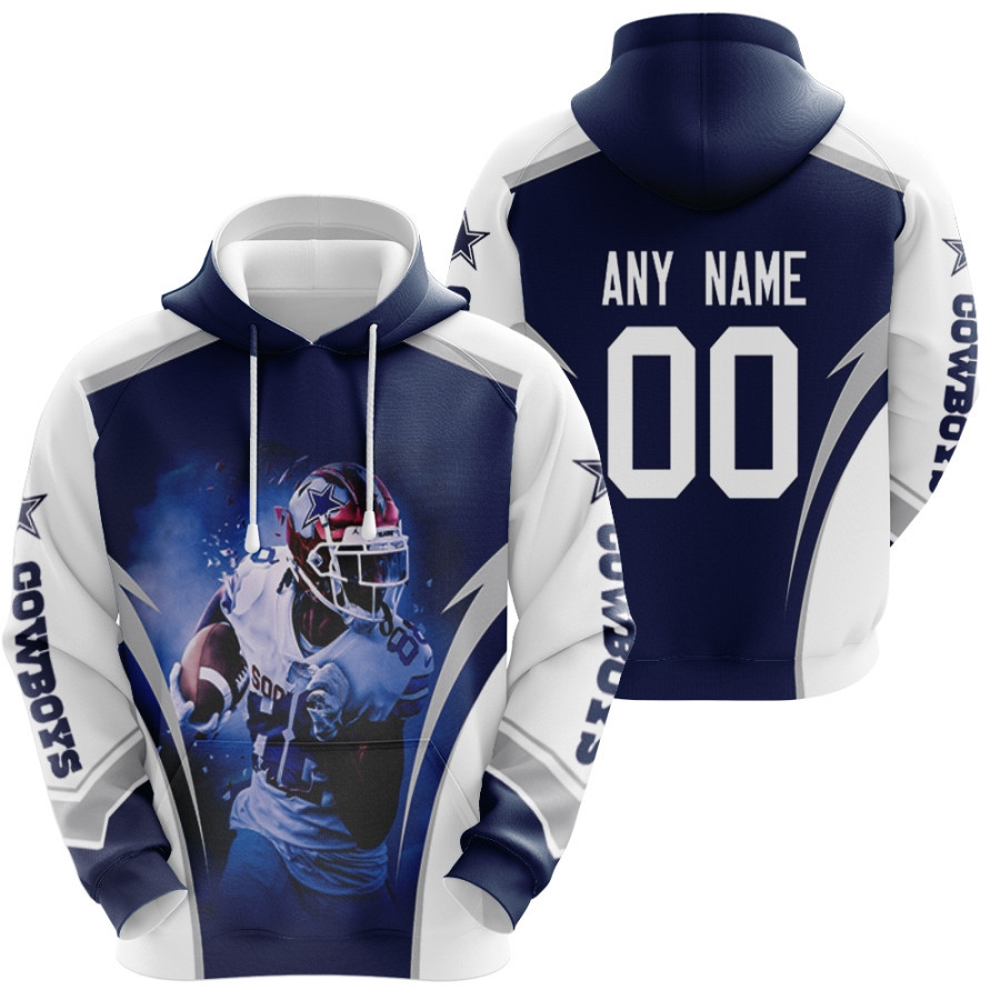 Buy Dallas Cowboys Ceedee Lamb 00 Any Name Dark Blue Jersey Style 3D ...
