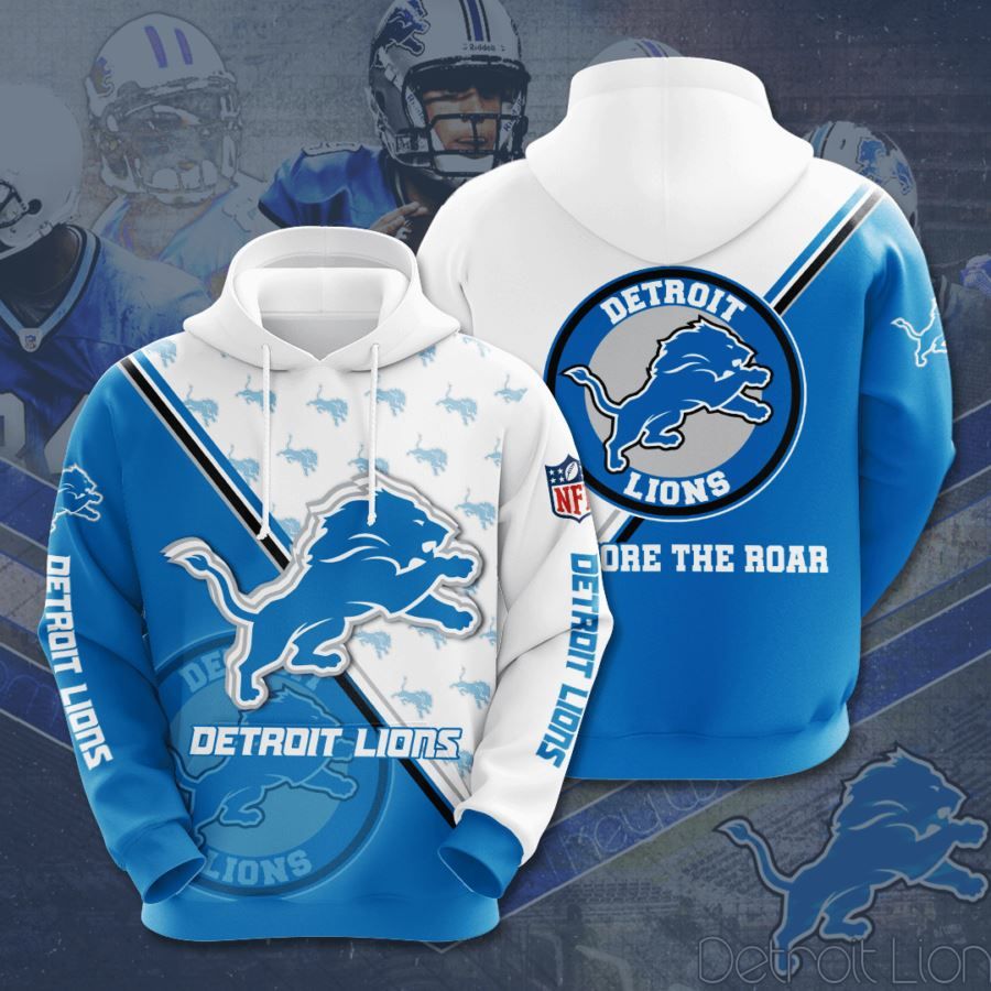 Buy Detroit Lions No589 Custom Hoodie 3D - HomeFavo