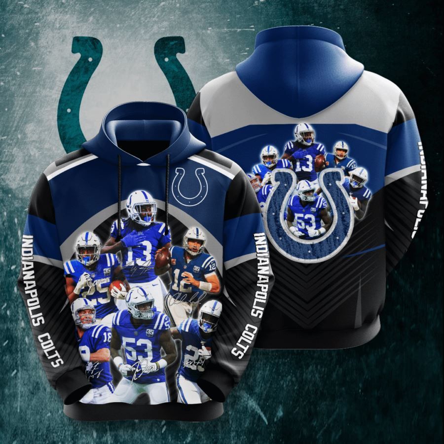 Buy Indianapolis Colts No831 Custom Hoodie 3D - HomeFavo