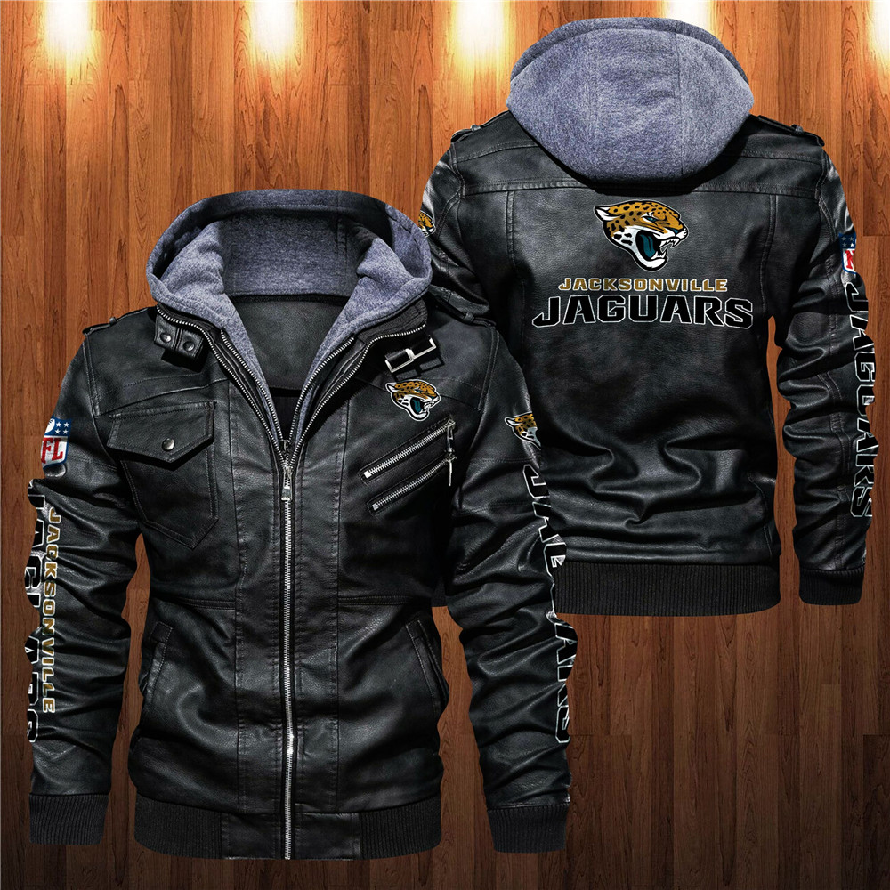 Buy Jacksonville Jaguars L.ea.ther Jacket Gift For Men - HomeFavo