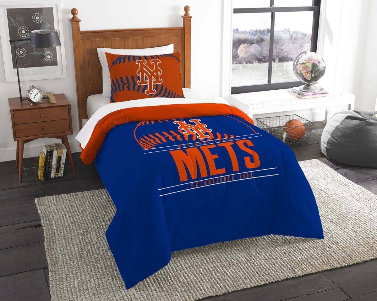Buy New York Mets Bedding Set Duvet Cover Pillow Cases 3PCS/4PCSPlease