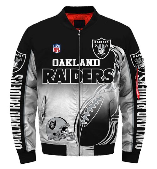 Buy Oakland Raiders Jacket Style #3 Fashion Winter Coat Gift For Men ...