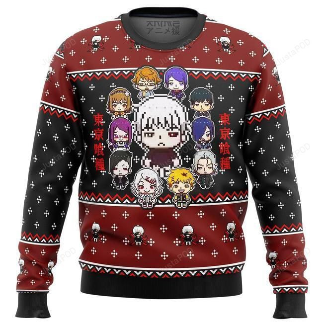 Buy Tokyo Ghoul Sprites Ugly Christmas Sweater Ugly Sweater Christmas ...