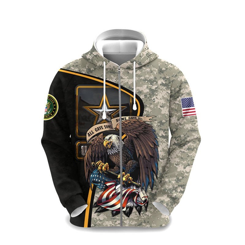 Buy Camo Eagle Us Army Hoodie - HomeFavo