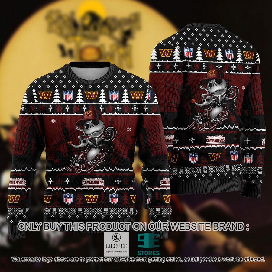 NFL Washington Commanders 3D Ugly Christmas Sweater HFV02 - HomeFavo