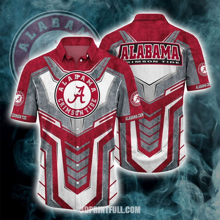 Alabama Crimson Tide 3D Hawaiian Shirt For men