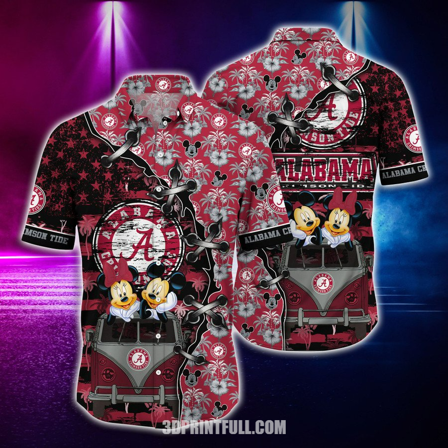 Alabama Crimson Tide 3D Hawaiian Shirt Hot trending