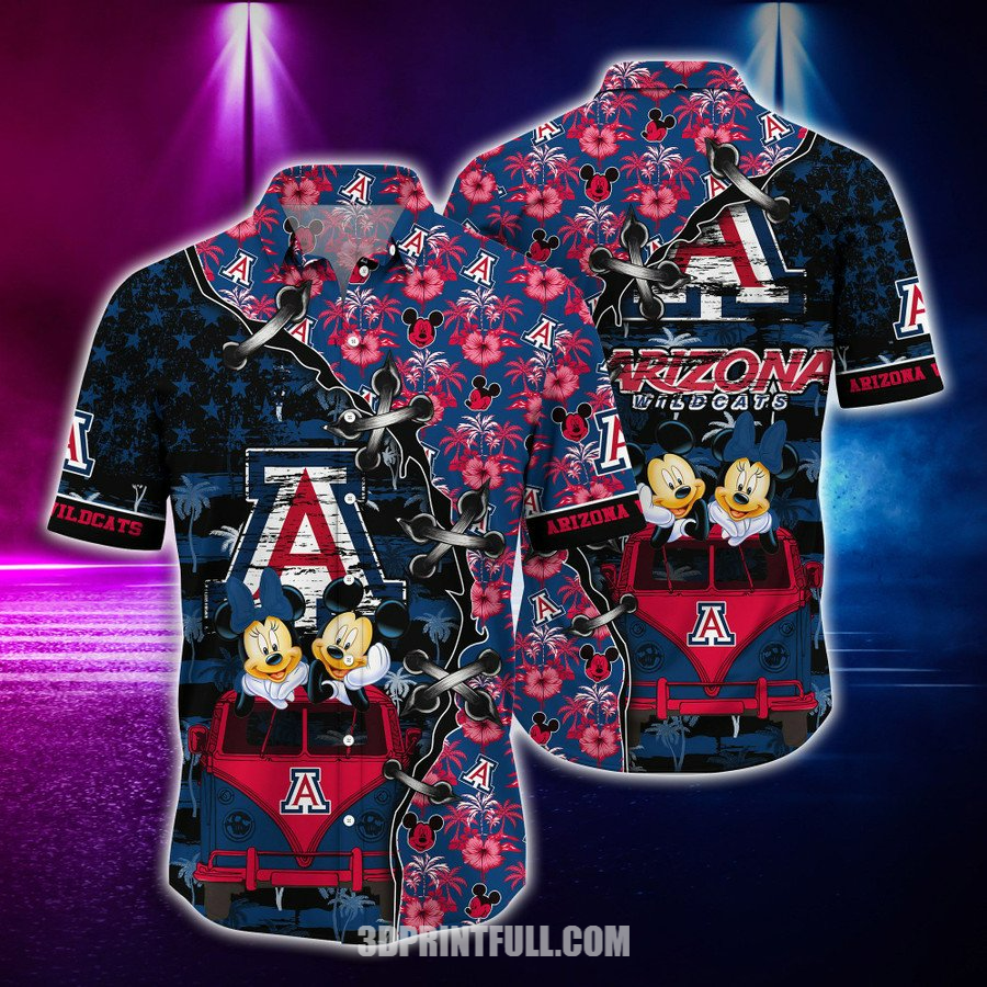 Arizona Wildcats 3D Hawaiian shirt Hot trending - HomeFavo