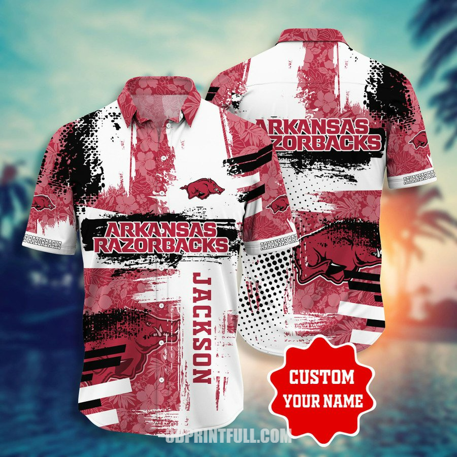 Arkansas Razorbacks 3D Hawaiian Shirt Hot trending