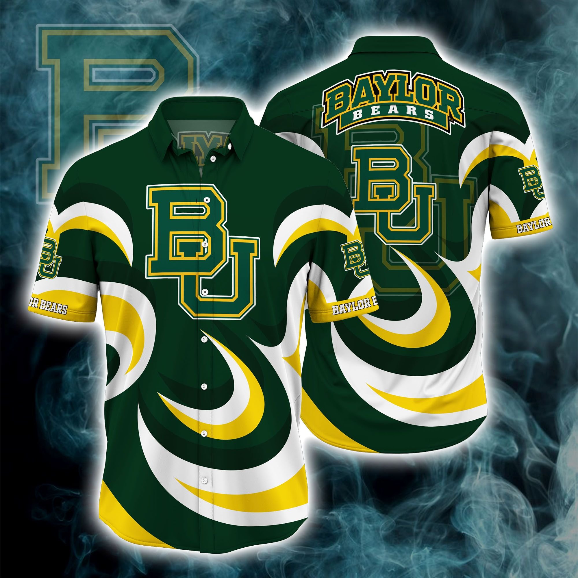 Baylor Bears NCAA Hawaiian Hoodie 3D Clothing DT3D133002