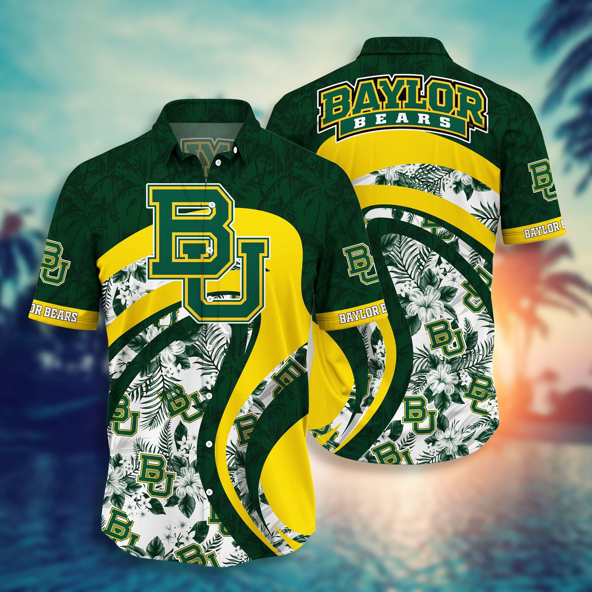 Baylor Bears NCAA Hawaiian Shirt and Short