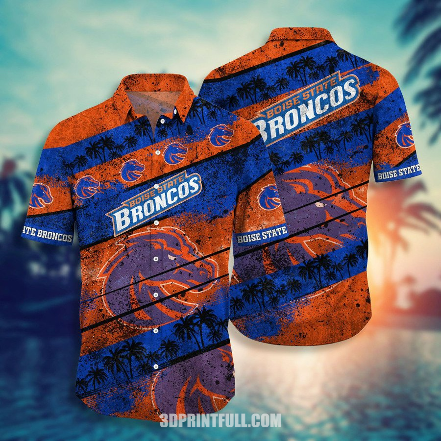 Beach Boise State Broncos 3D Hawaiian shirt Trending