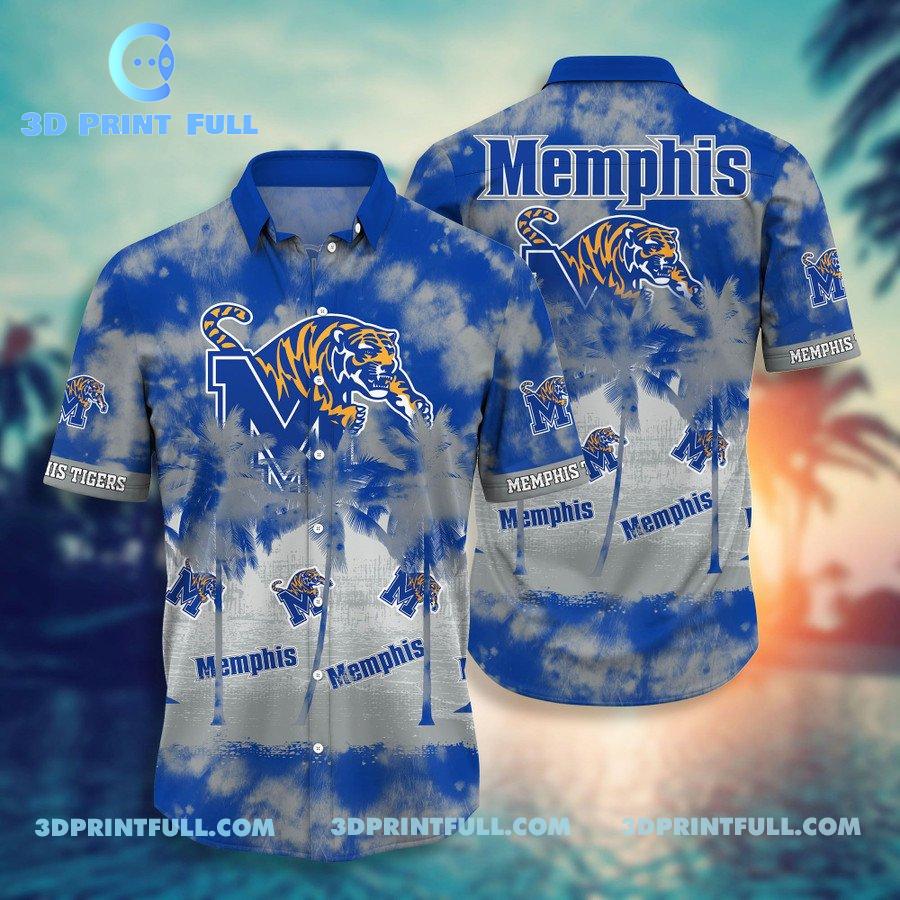 Beach Memphis Tigers Logos Hawaiian shirts men trending