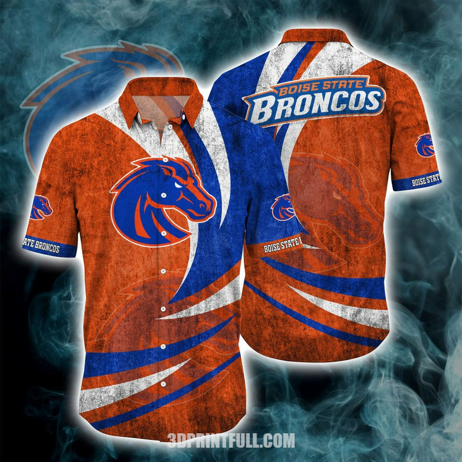 Boise State Broncos 3D Hawaiian shirt For mens