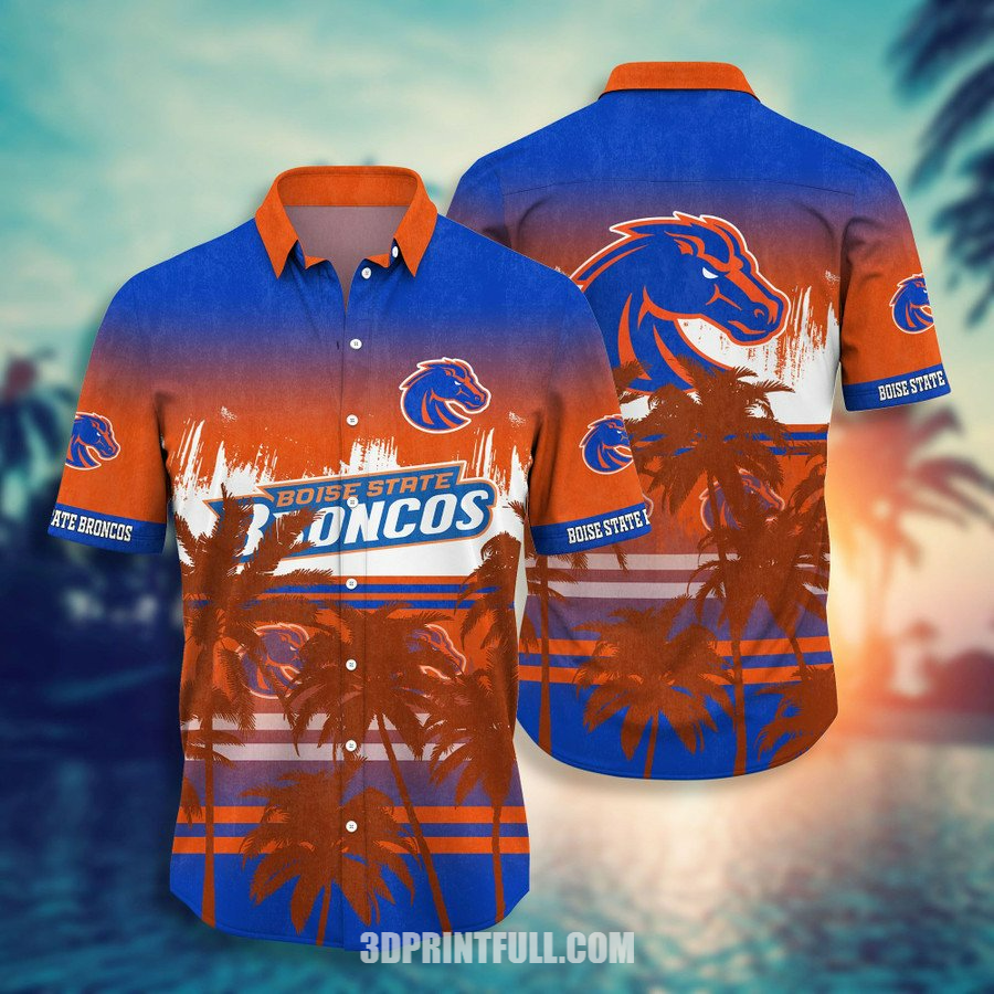 Boise State Broncos 3D Hawaiian shirt NCAA For men