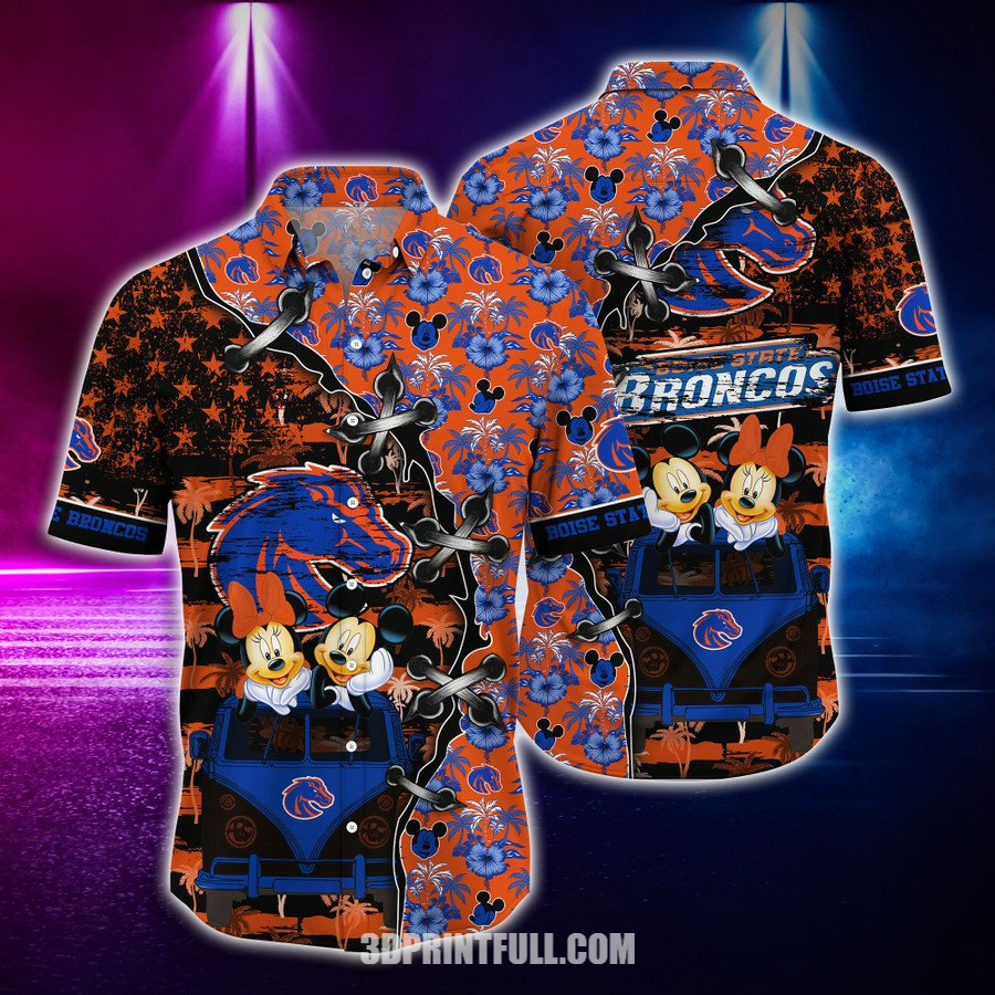 Boise State Broncos 3D Hawaiian shirt Trending