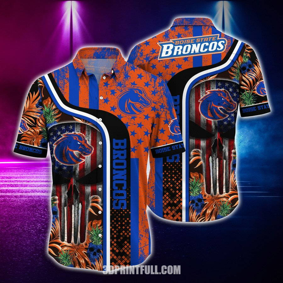 Boise State Broncos 3D Hawaiian shirt tropical Hot trending