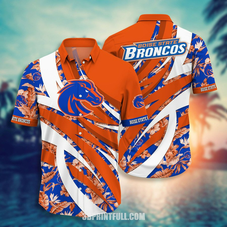 Boise State Broncos 3D Hawaiian shirt tropical Trending