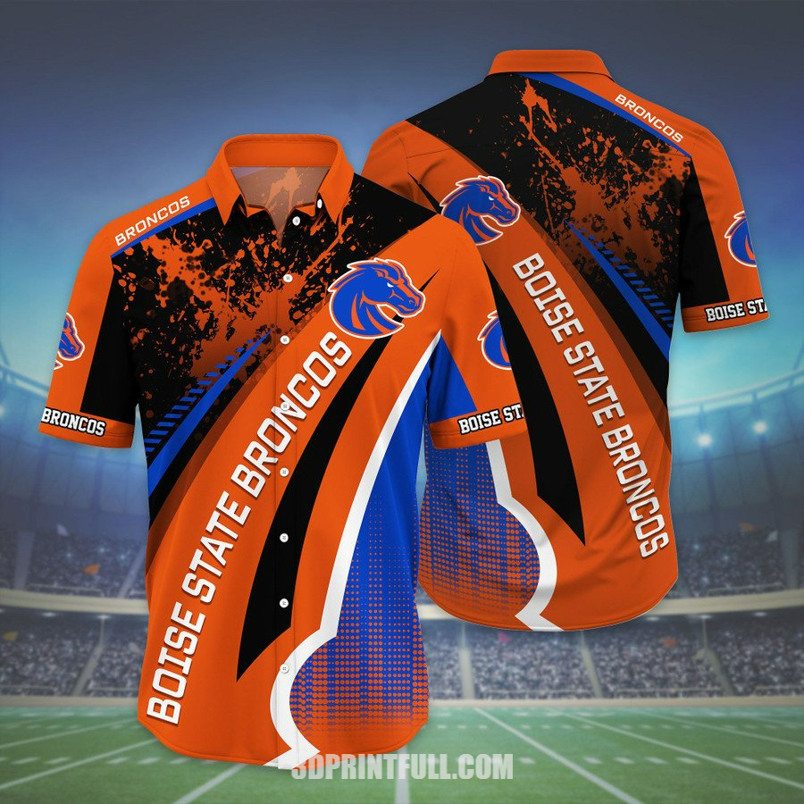 Boise State Broncos Men Hawaiian shirt 3D Summer