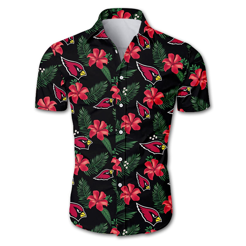 Buy Beach Shirt Arizona Cardinals Hawaiian Shirt Short Sleeve For Summer