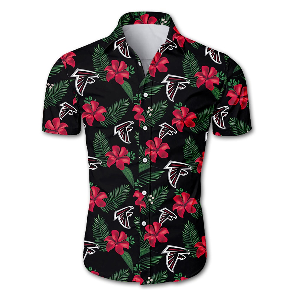 Buy Beach Shirt Atlanta Falcons Hawaiian Shirt Short Sleeve For Summer