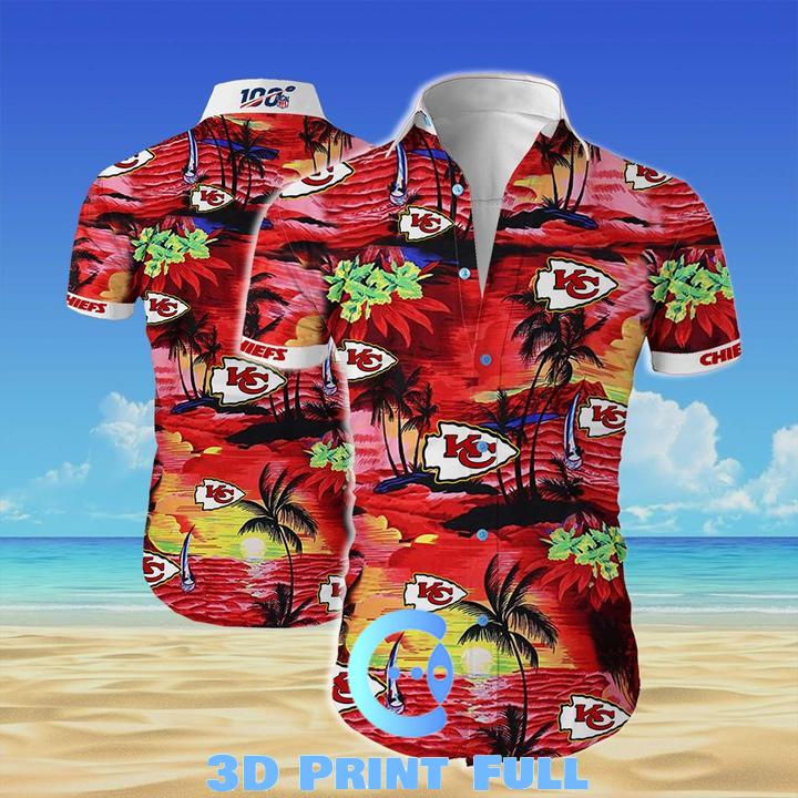 Buy Beach Shirt Kansas city chiefs cannabis all over printed hawaiian shirt