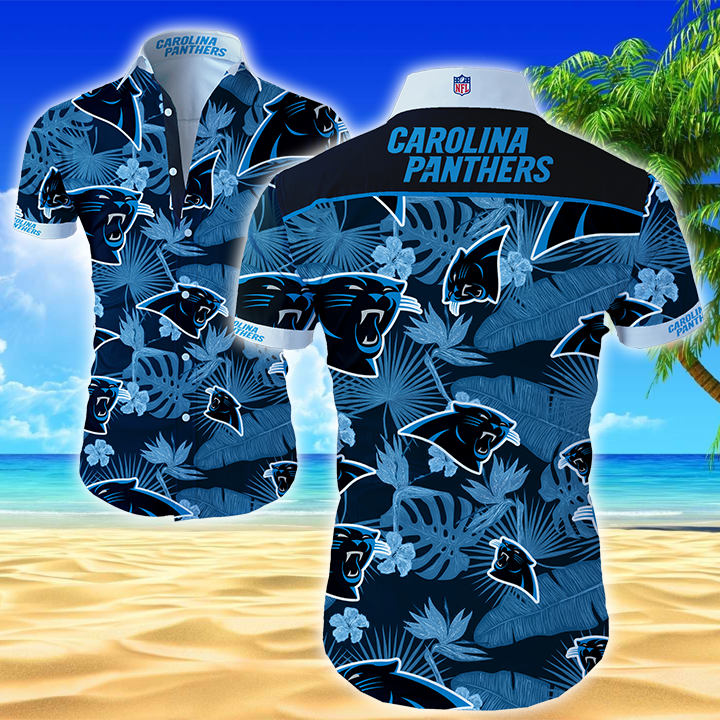 Buy Beach Shirt Nfl Carolina Panthers Hawaiian Shirt