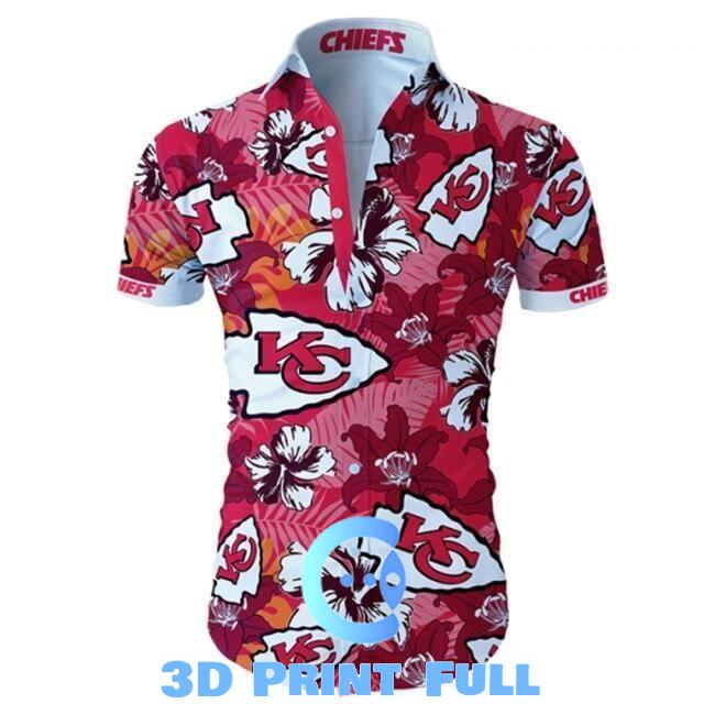 Buy Beach Shirt nfl hoodie with team design Kansas City Chiefs Hawaiian Shirt